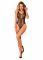 Бодістокінг з вирізами Obsessive B138 teddy S/M/L, black, з доступом