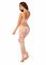 Сітчастий бодістокінг з імітацією топа та шортів Obsessive Bodystocking G330 XL/XXL, white, з доступом