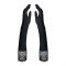 Високі рукавички з каменями та мереживом Obsessive Miamor gloves, black