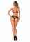 Комплект білизни Obsessive Natilya 2-pcs set M/L, black, бюстгальтер, трусики