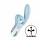 Вібратор-кролик Satisfyer Touch Me Blue, подвійний відросток, 3 потужні мотори