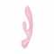 Двосторонній вібратор-кролик Satisfyer Triple Oh Pink, 3 мотори, руків’я-масажер