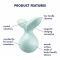 Мінівібромасажер Satisfyer Viva la Vulva 3 Mint