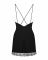Сорочка та трусики Obsessive Bella Rou chemise & thong XS/S