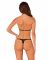 Напівпрозорий комплект Obsessive Celia Noir 2-pcs set XL/2XL, бюстгальтер, стрінги