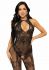 Бодістокінг Leg Avenue Rhinestone Lace and Net Bodystocking OS Black