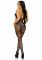 Бодістокінг Leg Avenue Rhinestone Lace and Net Bodystocking OS Black