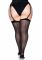 Прозорі панчохи зі швом Leg Avenue Sheer backseam stockings Black, plus size