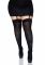 Щільні непрозорі панчохи Leg Avenue Nylon Thigh Highs Black, plus size