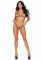 Еротичний комплект зі стразами Leg Avenue Catch Me Rhinestone set, трусики та бра, one size