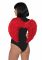 Крила дияволиці Leg Avenue devil wings Red, справжнє пір’я