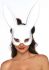 Маска кролика Leg Avenue Masquerade Rabbit Mask White, довгі вушка, на резинці