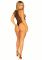 Боді-сітка Leg Avenue Net snap crotch tank bodysuit Black, One Size