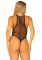 Боді-сітка Leg Avenue Net snap crotch tank bodysuit Black, One Size