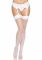 Панчохи-сітка для кріплення на пояс Leg Avenue Nylon Fishnet Thigh Highs One size, White