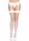 Панчохи-сітка для кріплення на пояс Leg Avenue Nylon Fishnet Thigh Highs One size, White