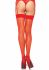 Прозорі панчохи зі швом Leg Avenue Sheer backseam stockings Red, one size