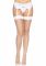 Панчохи у велику сітку Leg Avenue Fence Net Thigh Highs White, one size