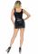 Вінілова мінісукня на шнурівці Leg Avenue Vinyl lace up mini dress L
