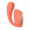 Смарт-вібратор LELO Ida Wave Coral Red, вагінально-кліторальний, технологія WaveMotion, 2 мотори