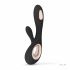 Вібратор-кролик LELO Soraya Wave Black, манливі рухи стовбура