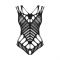 Боді з великими вирізами Obsessive B139 crotchless teddy S/M/L, з доступом