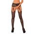 Еротичні колготки-бодістокінг Obsessive Garter stockings S821 S/M/L