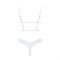 Еротичний комплект Obsessive Heavenlly 2-pcs cupless set XS/S, відкриті груди, з доступом