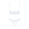 Еротичний комплект Obsessive Heavenlly 2-pcs cupless set M/L, відкриті груди, з доступом