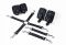 Набір для БДСМ Feral Feelings BDSM Kit 3 Black, наручники, поножі, хрестовина
