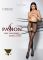 Колготки з відкритим доступом, імітація панчіх Passion TIOPEN 020 black 3/4 (20 den)