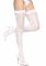 Панчохи-сітка зі швом ззаду Leg Avenue Butterfly back seam thigh highs One size White