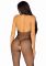 Бодістокінг Leg Avenue Fishnet Halter Bodystocking One size Black, дрібна сітка