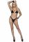 Бодістокінг у велику сітку Leg Avenue Long Sleeved Bodystocking One size Black, довгий рукав