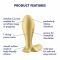 Анальна смарт-пробка з вібрацією Satisfyer Intensity Plug Gold