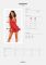 Прозора сорочка бебі-дол Obsessive Lacelove babydoll & thong XS/S Red, мереживо, стрінги