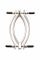 Затискач для статевих губ Master Series: Pussy Tugger Adjustable Vagina Clamp with Chain