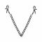 Затискачі для сосків Bedroom Fantasies Nipple Clamps with Chain - Black