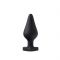 Анальна пробка Blush Temptasia – Fuck Me Anal Plug – Black, основа у вигляді сердечка