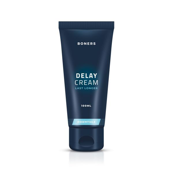 Крем-пролонгатор Boners Delay Cream 100 мл, легкий анестетик лаурет-9 + м’ята