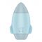 Вакуумний стимулятор з вібрацією Satisfyer Mission Control Blue, 2 незалежні мотори