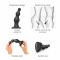 Насадка для страпона Strap-On-Me Dildo Plug Beads Black S
