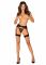 Пояс для панчіх Obsessive Medilla garter belt XL/2XL