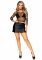 Сітчастий топ Leg Avenue Long Sleeves T-Shiets Black, One Size