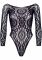 Еротичне боді-бодістокінг Leg Avenue Snap crotch thong back teddy Black M/L