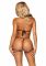 Еротичний комплект з відкритою чашкою Leg Avenue Open cup bra and pearl panty One Size Black