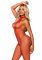 Еротичний сітчастий бодістокінг Leg Avenue Racer neck bodystocking Red