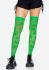Панчохи з малюнком Leg Avenue 420 Net thigh highs Green