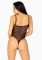 Еротичне боді Leg Avenue Cami bodysuit with thong Black M/L, на бретелях
