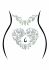 Стрази-прикраси для тіла Leg Avenue Novalie body jewels sticker, наліпки
